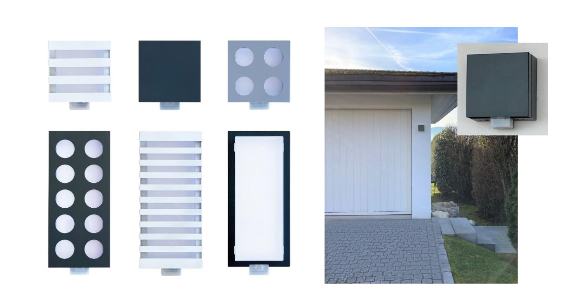 LED Wandleuchten Würfel Cube und Quader