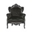 Barock Sessel schwarz