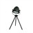 Tischlampe Mond schwarz Tripod