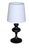 Tischlampe schwarz weiss