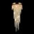 Kristalllampe 1000 Cascade gold