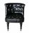 Crystal Chaise schwarz