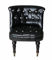 Crystal Chaise schwarz