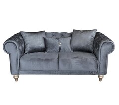 Chesterfield Sofa anthrazit