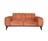 Sofa Chesterfield ocker braun