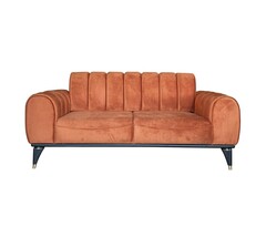 Sofa Chesterfield ocker braun