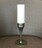 Akku Flammen Glas Tischlampe