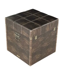 Hocker Truhe braun