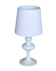 Tischlampe Schirm weiss