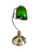 Banker Lampe bronce grün