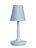 Akkuleuchte, HF Tischlampe weiss weiss