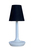 Akkuleuchte, Akku Tischlampe schwarz weiss