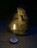 Akkuleuchte mit Budda, LED Kerze
