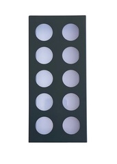 Wandleuchte LongLED O anthrazit LED Design