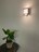 Sensor Wandleuchte Würfel Cube L grau