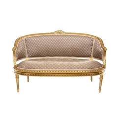 Barock Sofa Louis XV gold
