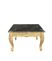 Beistelltisch gold/Marmor