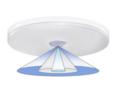 Sensorleuchte SlimLED weiss mit PIR Bewegungsmelder