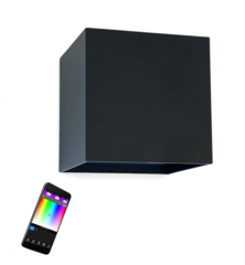 Wandleuchte Würfel smart, Wandlampe mit Multi Color und Multi Lumen