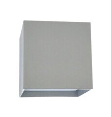 Wandleuchte IP65 Würfel LED grau 