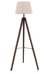 Tripod Stehlampe braun/cream 153