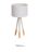 Tischlampe schirm weiss