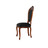 Kings Louis XV Barockstuhl braun/schwarz