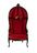 Liquidation! Sessel Canopy schwarz/bordeaux samt