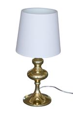 Tischlampe gold weiss