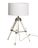 Tripod Tischlampe weiss