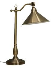 Banker Lampe Bronze