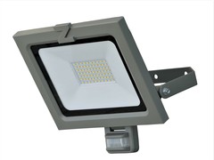 Sensor Strahler ZL 50W Aluminium grau