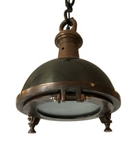Hängelampe Kupfer Vintage