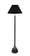 Stehlampe Aluminium schwarz